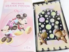 ディズニー　シークレットクリアポーチチップ＆デール