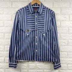 LEVI'S collectibles red ストライプ　変形シャツ Mのサムネイル
