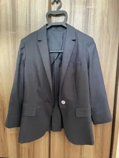 レディーススカートスーツ 上下セット ネイビー 春夏