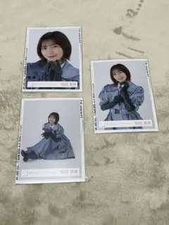 欅坂46 櫻坂46 まとめ売り 松田里奈 ローソン チェキ風カード トレカ