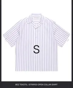 ワコマリア BEZ striped open collar shirtのサムネイル