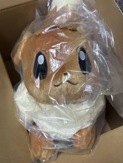 ぬいぐるみ　等身大イーブイ　寝そべり