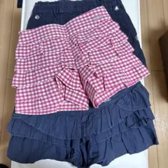 Barbie フリル付きハーフパンツ 3点セット