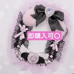 硬質ケース レースデコ トレカケースデコ ピンク ブラック 猫 うさぎ ティアラ