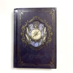 金箔押し　①紺色　ハードカバージャーナル　手帳　日記　雑記帳　コラージュノート