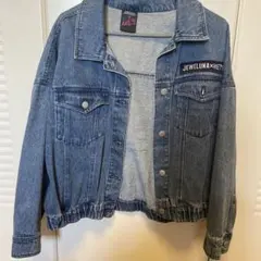 い*ん様 JEWELUNA デニムジャケット Sサイズ バックプリント付き