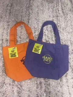 TRADER JOE'S キャンバストートバッグ 2点セット