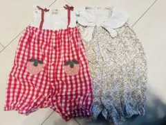 プティマイン、Branshes ロンパース 2点セット サイズ80