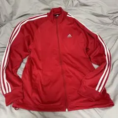 adidas climalite トラックジャケット 赤 メンズ レディース