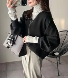 エマテイラー ダンボールコクーンフォルムプルオーバーのサムネイル