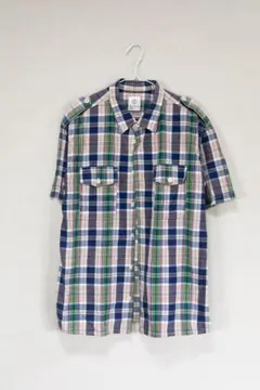 VISVIM チェック半袖シャツ