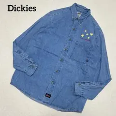Dickies デニムシャツ M 星刺繍
