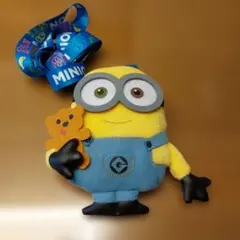 USJ ユニバ ミニオンズ ぬいぐるみ パスケース ポーチ ボブ ティム
