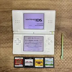 Nintendo DSLite 本体 ホワイト白 ソフト付き