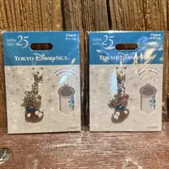 ディズニーシー 25周年 ジュビリーバッジ チャーム ダッフィー シェリーメイ