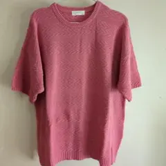 BACK NUMBER ピンク ニット Mサイズのサムネイル