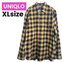 UNIQLO チェック柄ネルシャツ XL