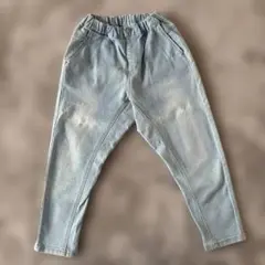 ブランシェス　ガーデナーテーパードパンツ　ジーンズ　ジーパン　130 デニム