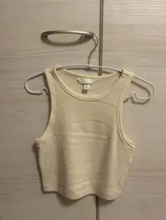【H&M】エイチアンドエム　レディースタンクトップ　ノースリーブ　黄色のサムネイル