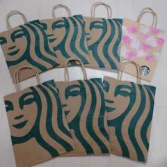 スターバックス　紙袋　7枚入り　小サイズ