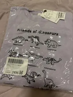 ビールーム　恐竜柄　裏起毛トレーナー