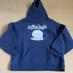 ちいかわ　耳付き裏起毛パーカー