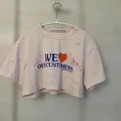 alexander wang アレキサンダーワン　ミニ丈Tシャツ　xsのサムネイル