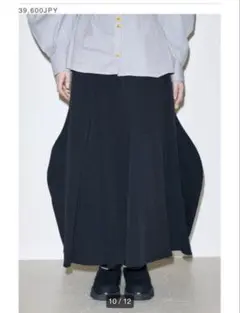 24SS nagonstans ナゴンスタンス クロスフレアスカート39600円のサムネイル
