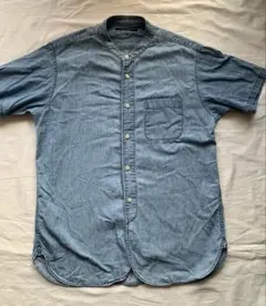 アーバンリサーチドアーズ　バンドカラーデニムシャツ