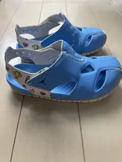NIKE JORDAN サンダル キッズ ブルーのサムネイル