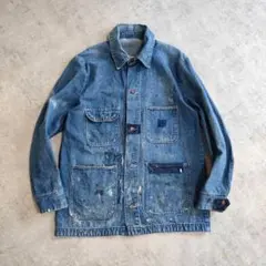 雰囲気抜群‼️60s 70s Euro work jacket フェード 襤褸 - メルカリ
