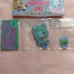 おねがいアイカツ サンリオキャラクターズ キラキラオーロラアクリルスタンド　ぐみ