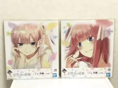 五等分の花嫁 一番くじ　色紙 6枚 イラストボート 2枚　セット