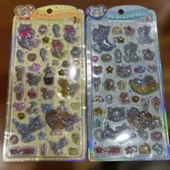 トムとジェリー うるちゅるポップシール2枚セット【正規品】ぷっくり ツヤツヤ