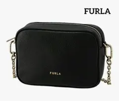 Furla REAL MINI カメラバッグ ブラック
