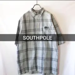SOUTHPOLE チェック柄 半袖シャツ チェック Lサイズ