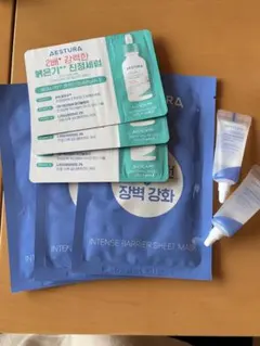 AESTURA インテンスモイスチャーシートマスクアトバリア365美容液サンプル