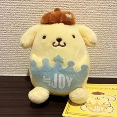 ≒JOY×ポムポムプリン ニアジョイ マスコット ぬいぐるみ 水色 ブルー