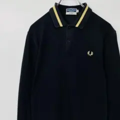 FREDPERRY reissue 英国製　長袖ポロシャツ　シャンパンゴールド