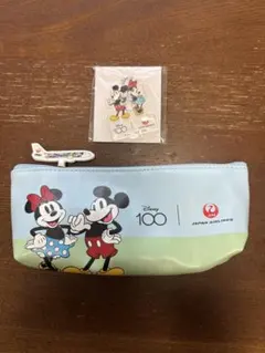 Disney 100周年記念ポーチとキーホルダー