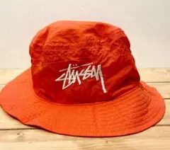 STUSSY×NIKE U NRG BUCKET HAT ORANGE