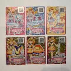6枚 アイカツスターズレアカード 虹野ゆめ
