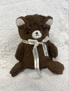 クマのもこもこブランケット