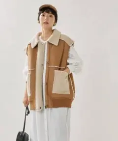 FREAK'S STORE(フリークスストア)フェイクムートンボアベスト