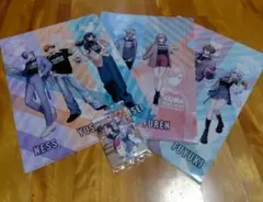 にじさんじ×くら寿司コラボクリアファイル3種 ステッカー1種