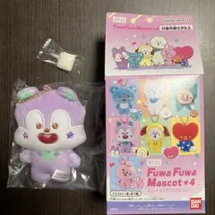 BT21 Fuwa Fuwa Mascot 4 Mangぬいぐるみ