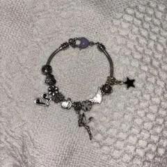 チャーム付き　ブレスレット　PANDORA風