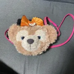 クマデザインポーチ オレンジリボン付き