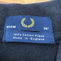フレッドペリー ポロシャツ　　　　　　　　　　　 MADE IN ENGLAND