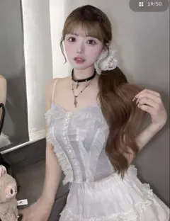 ドルチェリーチェ Lace Frill Blouse - メルカリ